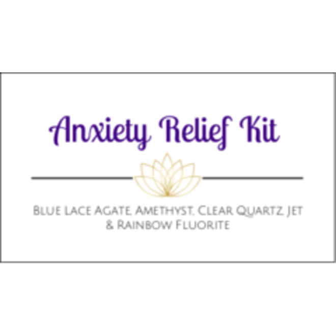 Anxiety Relief Crystal Kit Cards - Box of 100