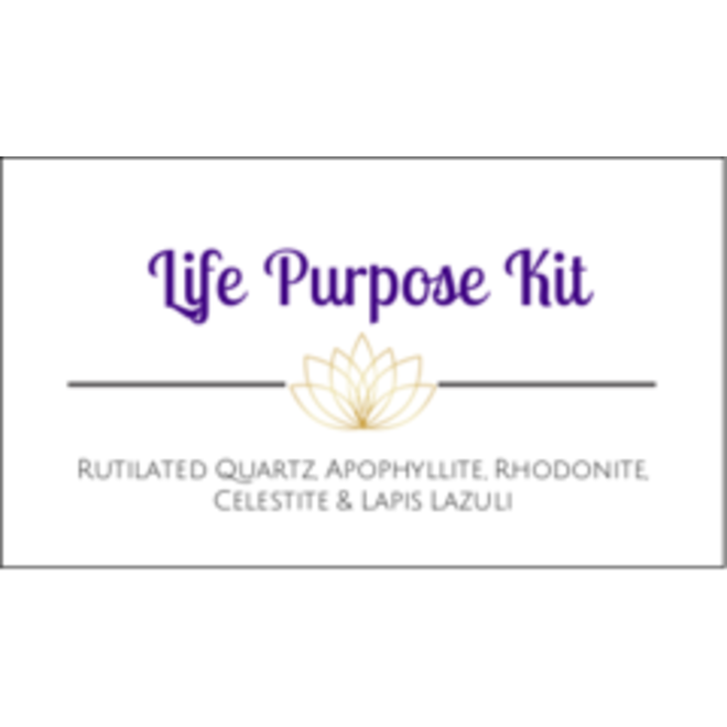 Life Purpose Crystal Kit Cards - Box of 100