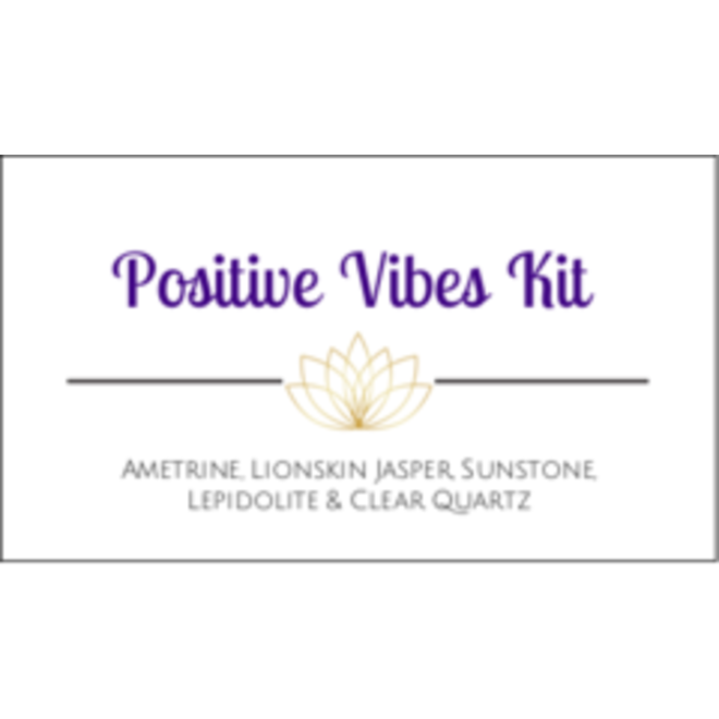 Positive Vibes Crystal Kit Cards - Box of 100