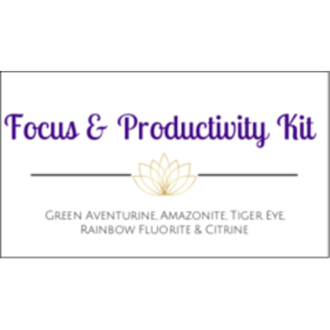 Focus & Productivity Crystal Kit Cards - Box of 100