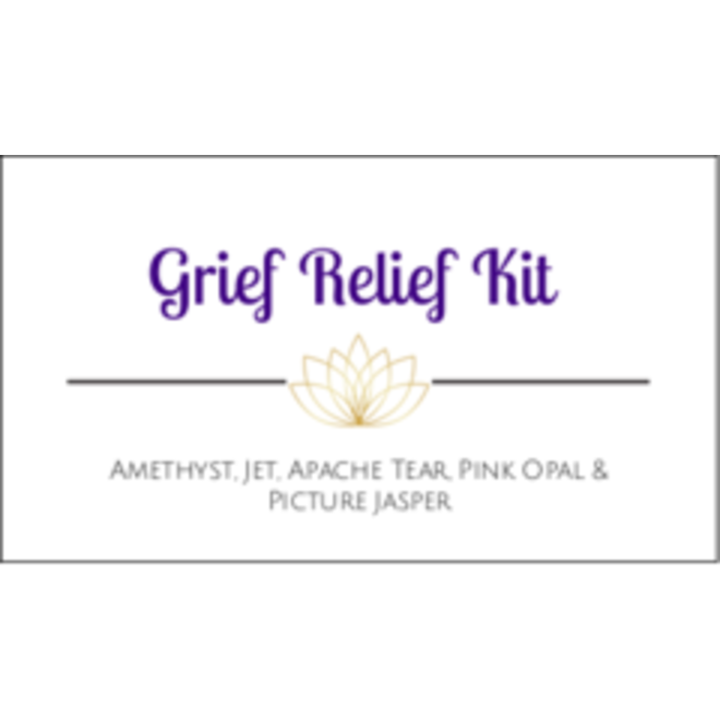 Grief Relief Crystal Kit Cards - Box of 100