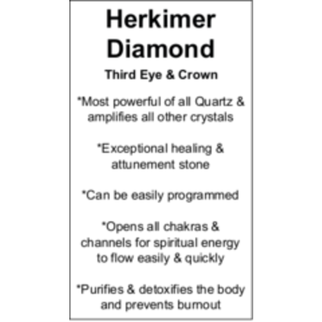 Herkimer Diamond Cards - Box of 100