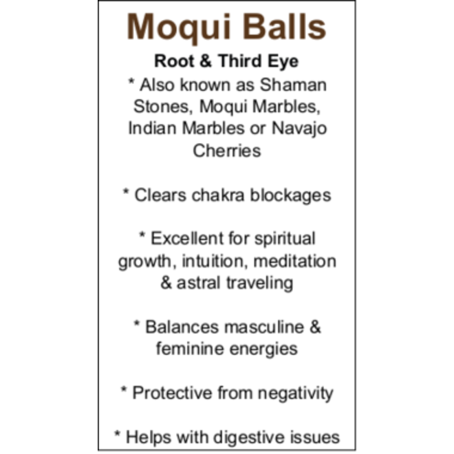 Moqui Ball Cards - Box of 100