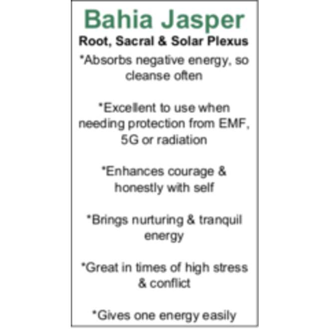 Bahia Jasper Cards - Box of 100