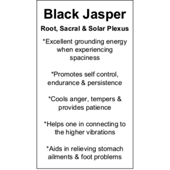 Black Jasper Cards - Box of 250