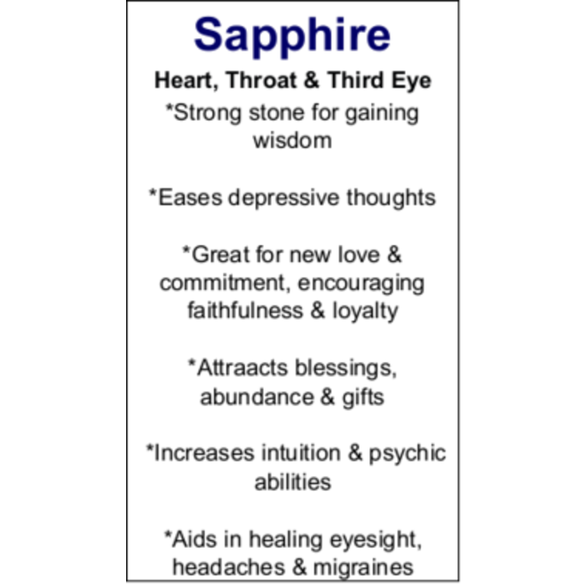 Sapphire Cards - Box of 100