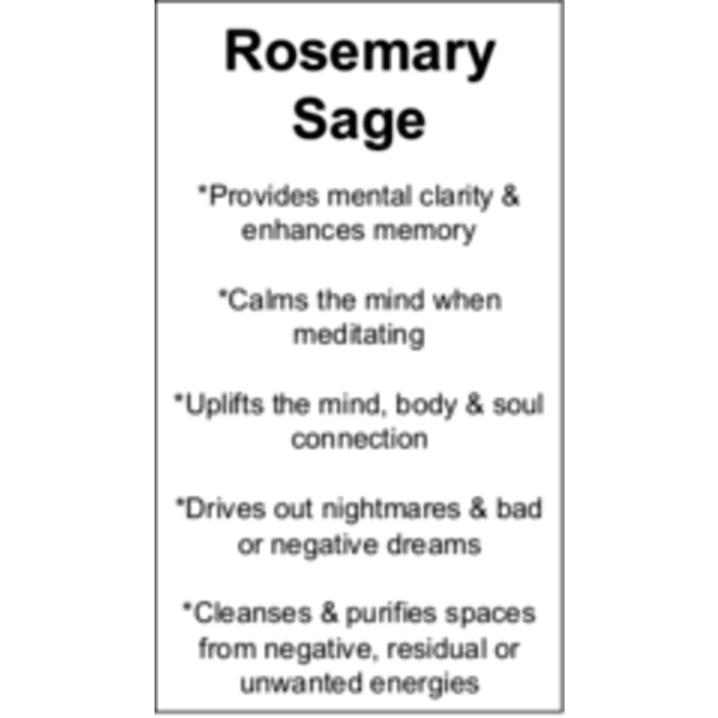 Rosemary Sage Cards - Box of 100