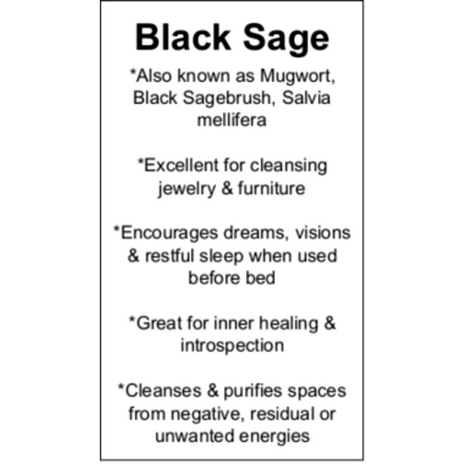 Black Sage Cards - Box of 250