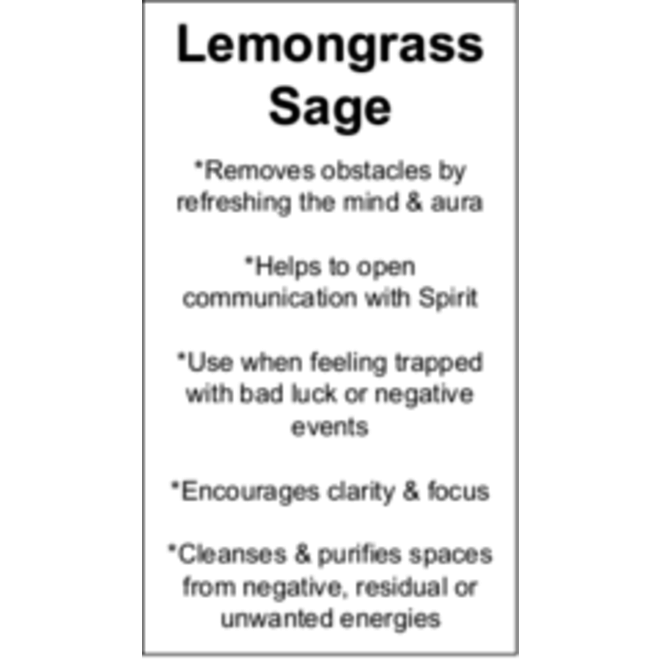 Lemongrass Sage Cards - Box of 100