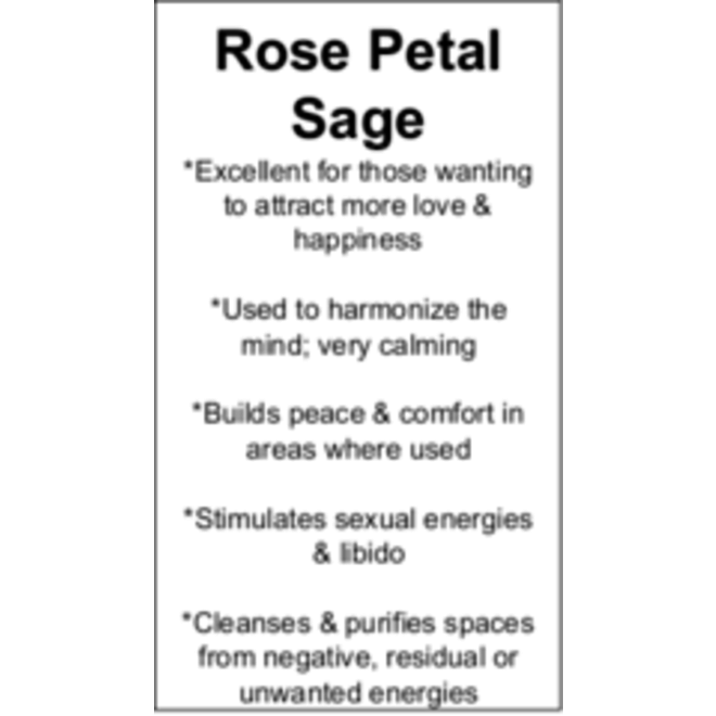 Rose Petal Sage Cards - Box of 100