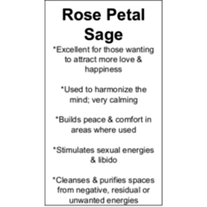 Rose Petal Sage Cards - Box of 250