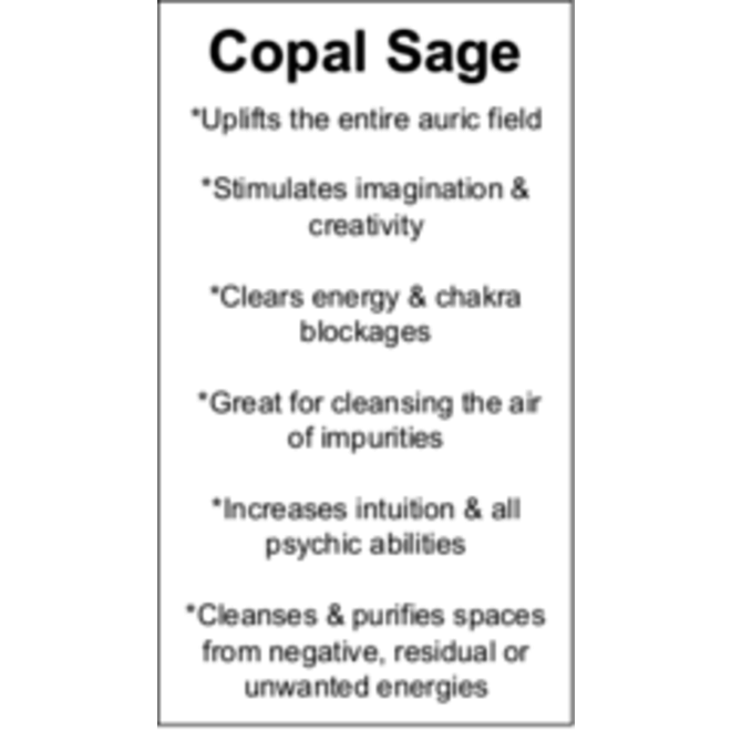 Copal Sage Cards - Box of 100