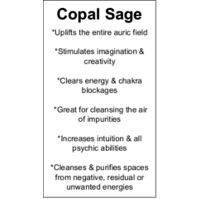 Copal Sage Cards - Box of 250