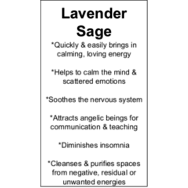 Lavender Sage Cards - Box of 100