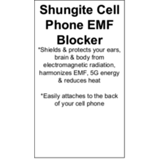 Shungite Cell Phone EMF Blocker Cards - Box of 250