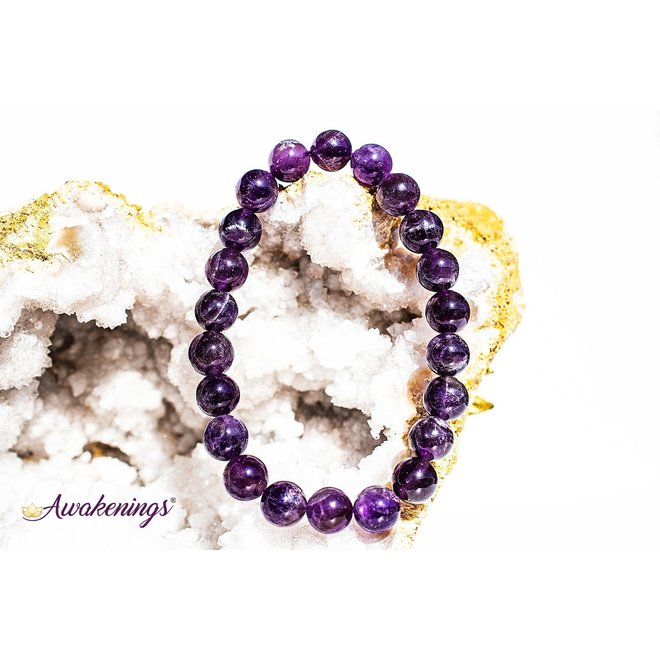 Amethyst Bracelet - 8mm (Pack of 5)