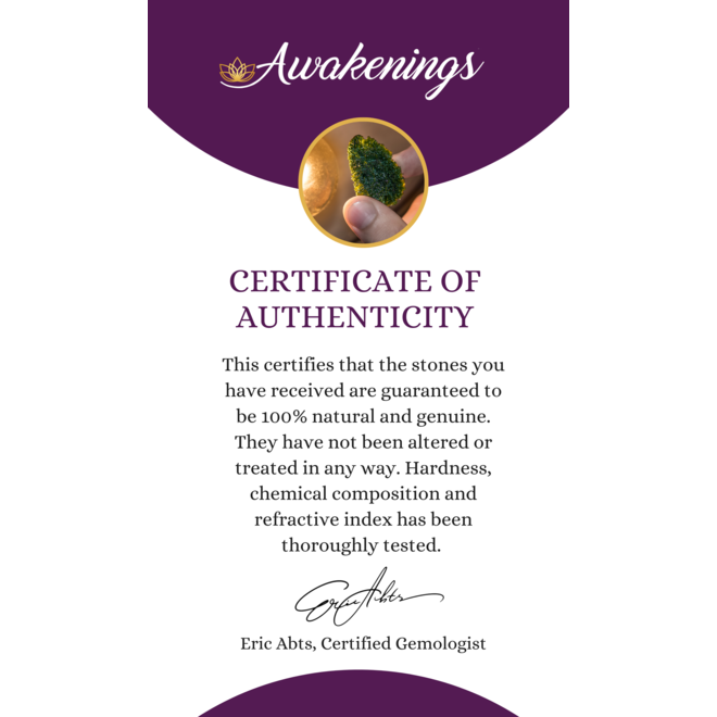 Certificate of Authenticity Cards - Pack of 50