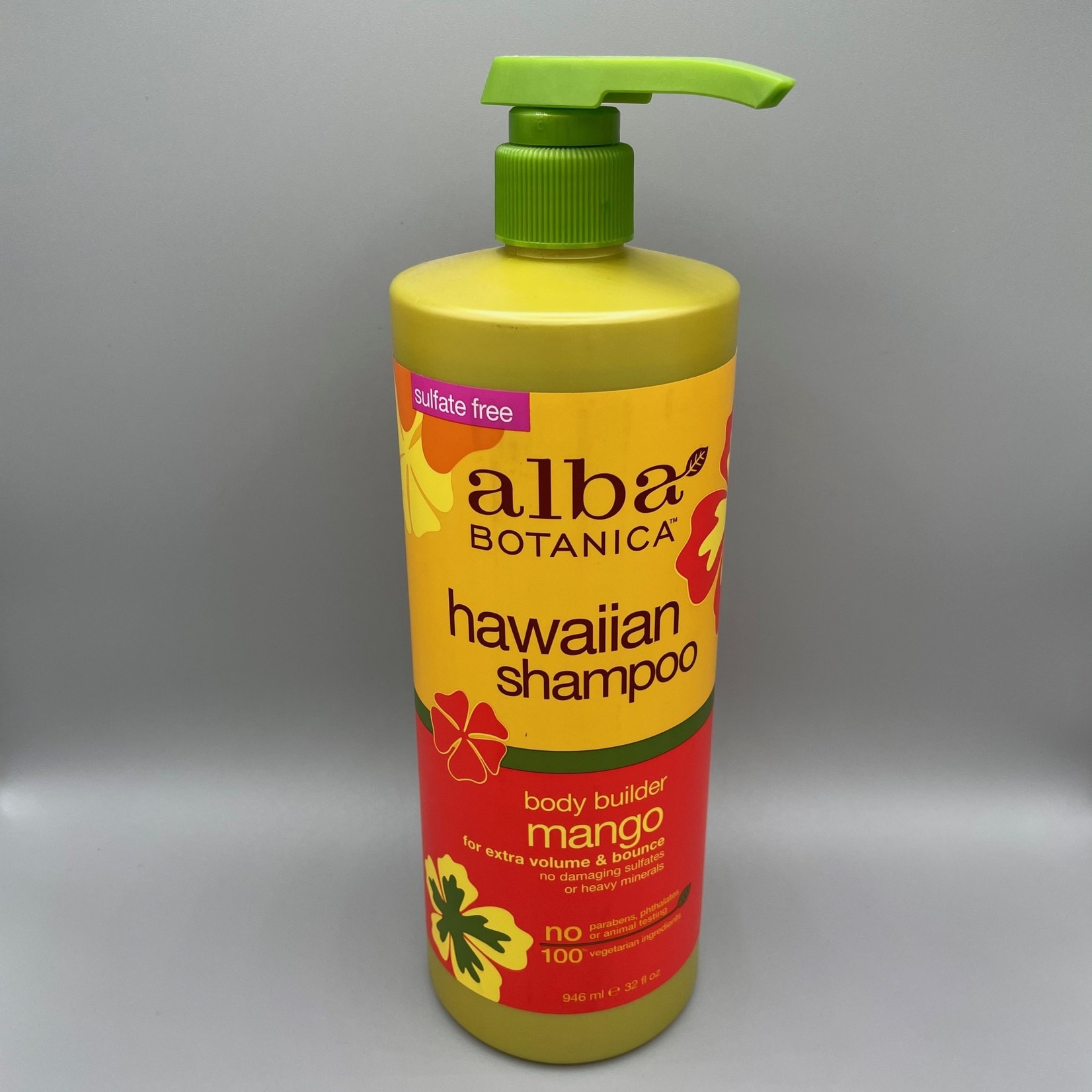 Alba Botanica Shampoo - Mango Body Builder, 32 oz