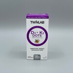 Twinlab Vitamin D3 + K2 Dots - 1,000 IU, 60 Tablets