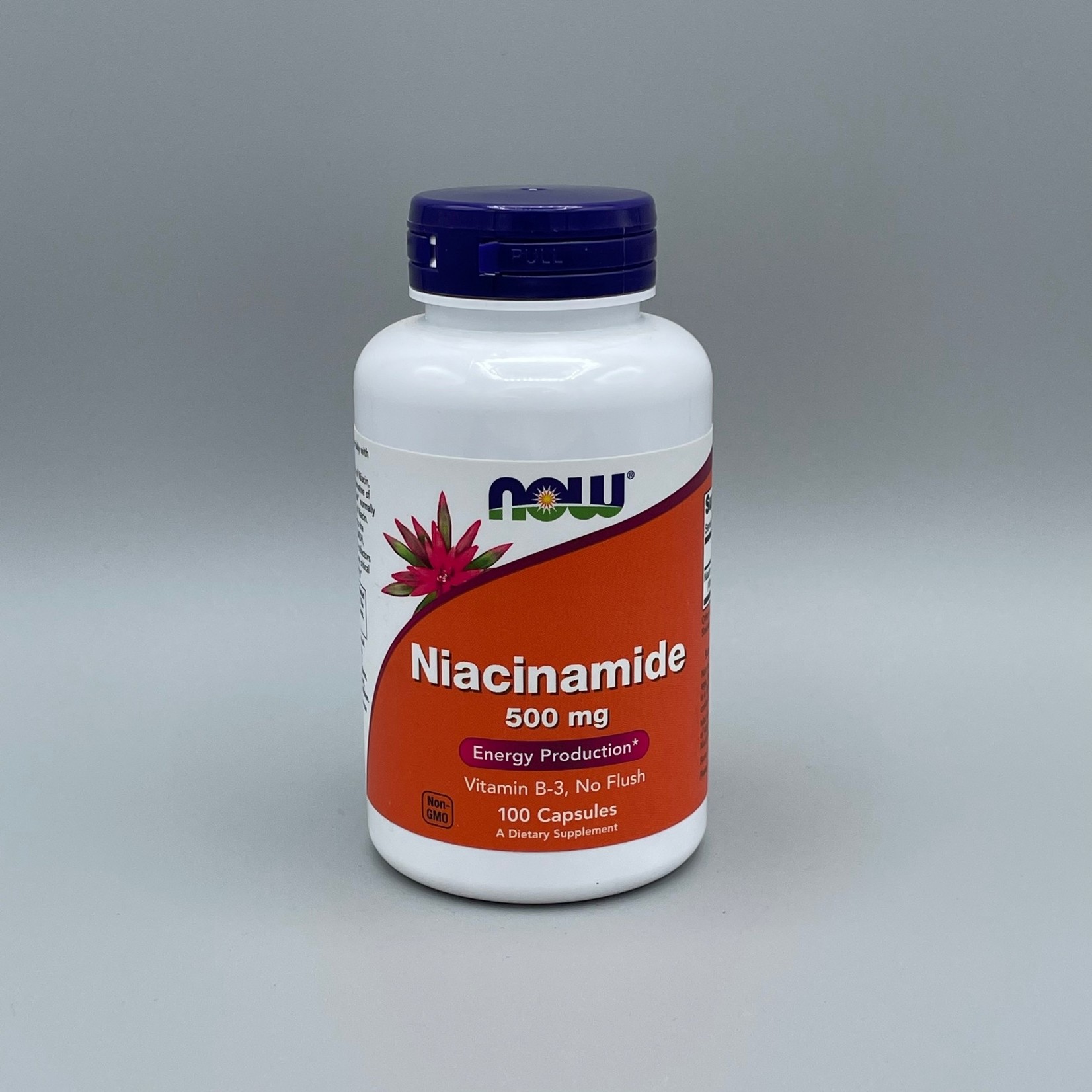 NOW Niacinamide (Vitamin B-3, No Flush) - 500 mg, 100 Capsules