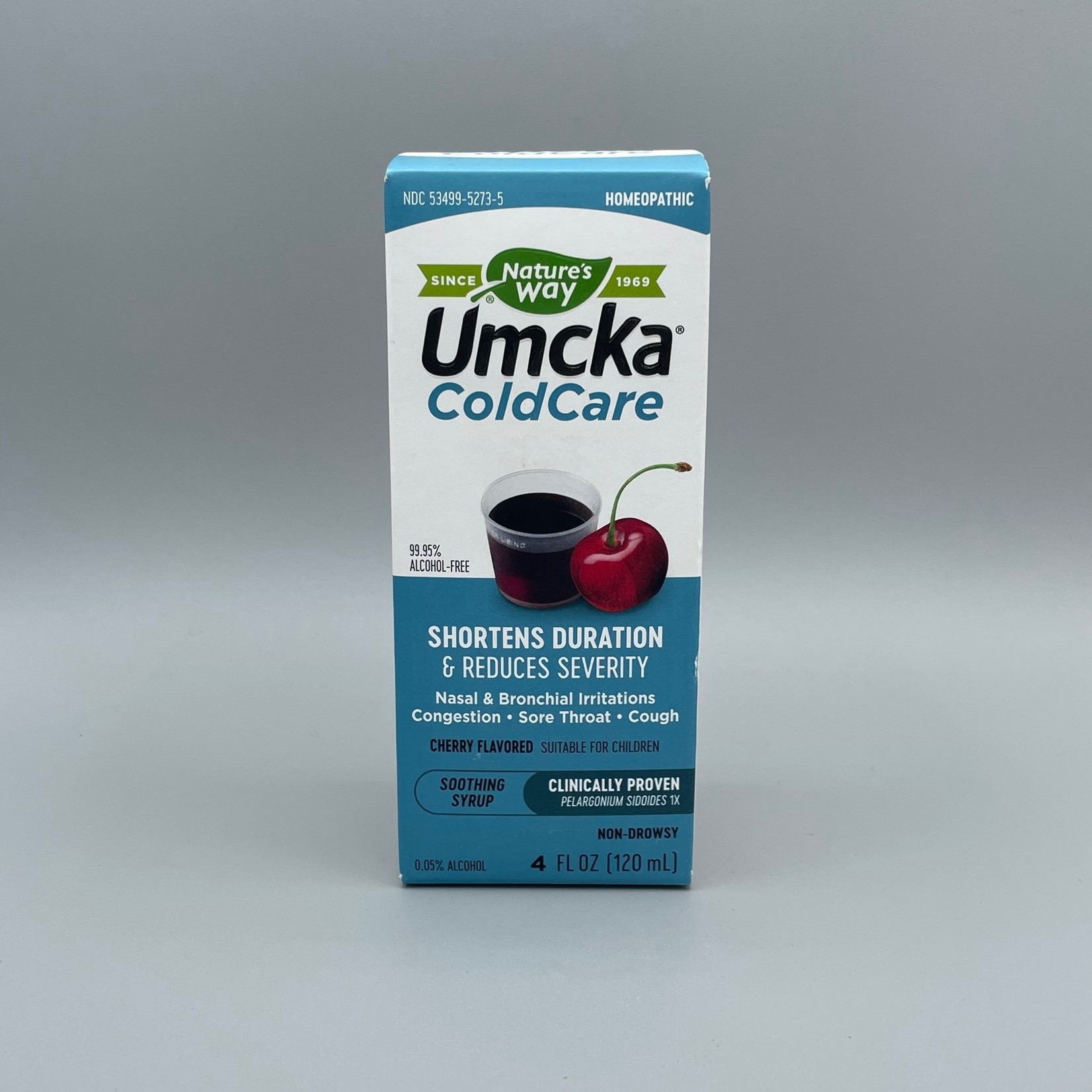 Nature‘s Way Umcka ColdCare Syrup (Non-Drowsy, Cherry Flavored), 4 fl oz