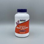 NOW Beef Gelatin (Hydrolyzed, Nutritional Support) - 550 mg, 200 Capsules