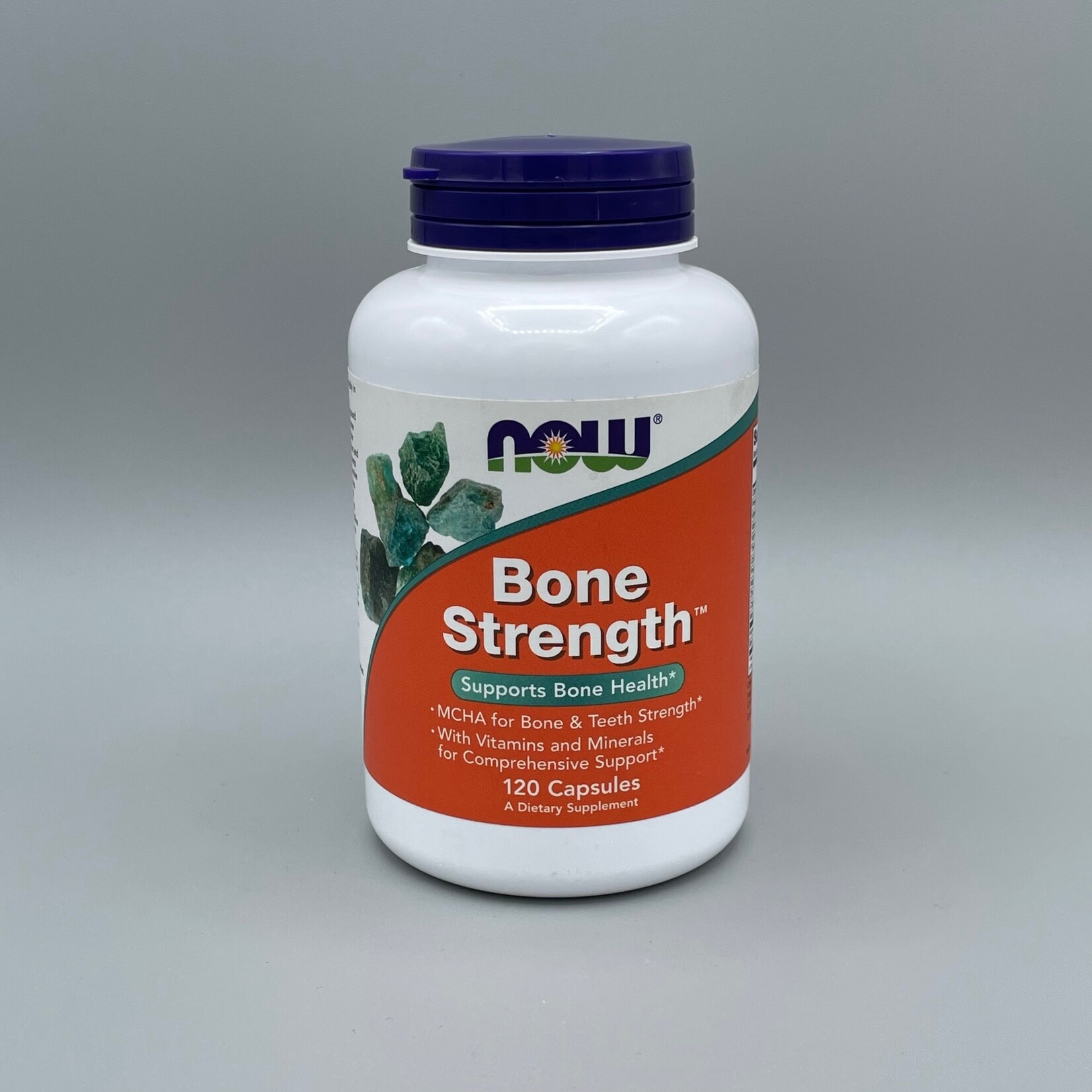 NOW Bone Strength (MCHA for Bone & Teeth Strength), 120 Capsules
