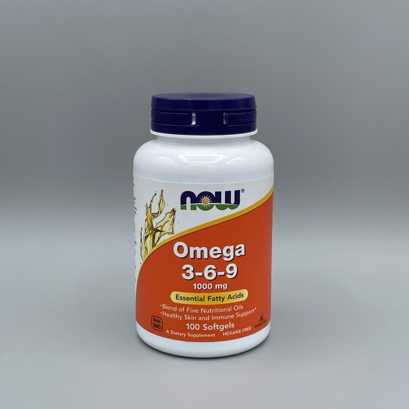 NOW Omega 3-6-9 (Essential Fatty Acids) - 1,000 mg, 100 Softgels
