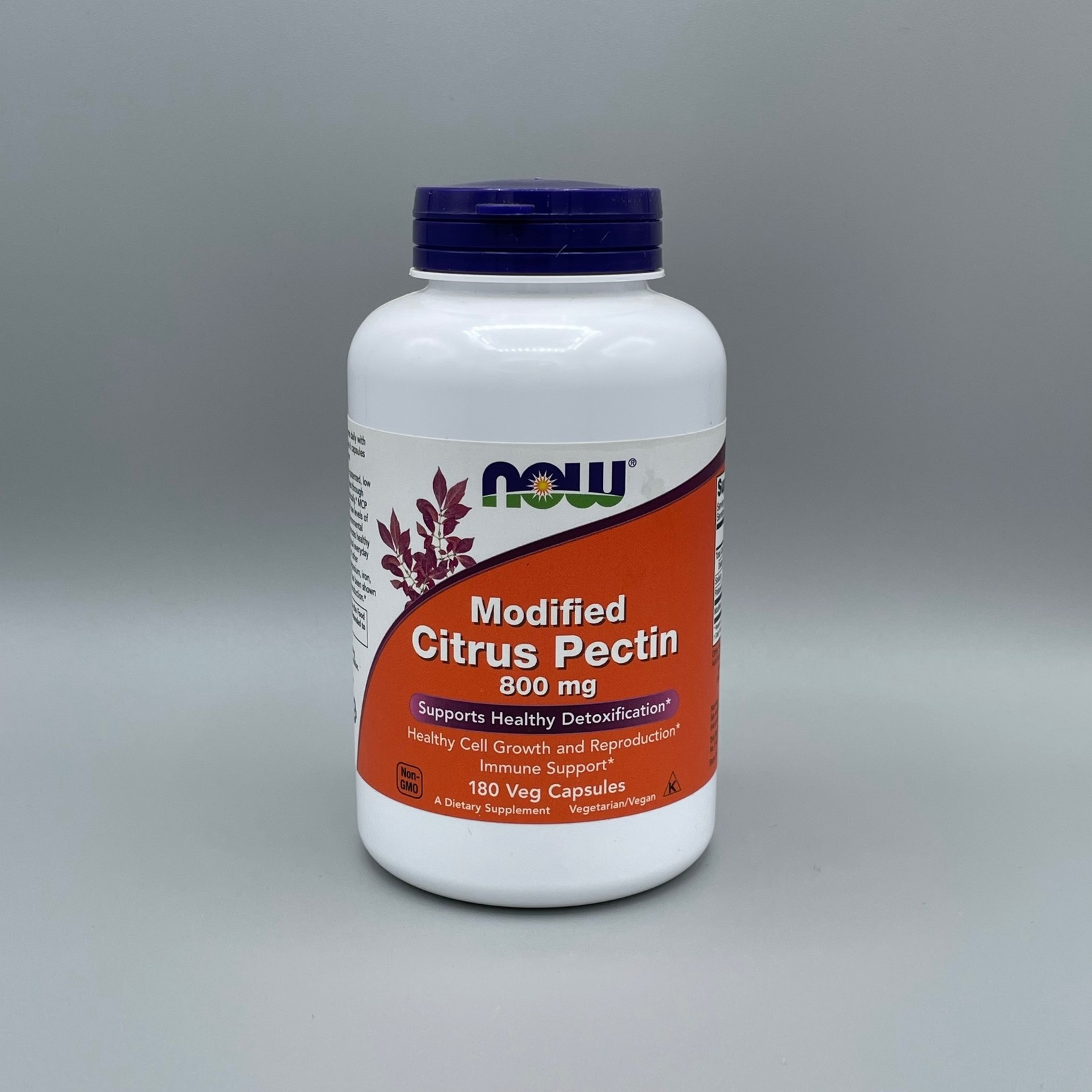 NOW Modified Citrus Pectin - 800 mg, 180 Veg. Capsules