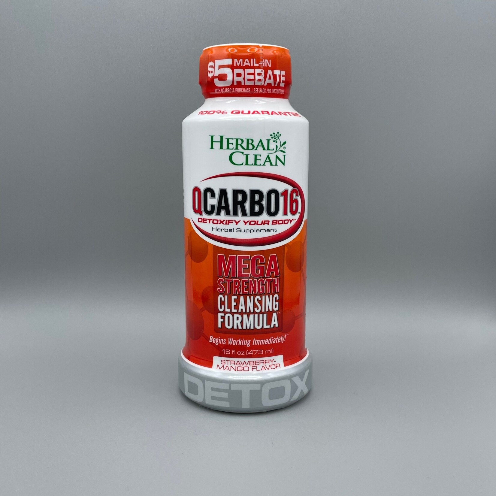 Herbal Clean QCarbo16 Mega Strength Cleansing Formula, 16 fl oz