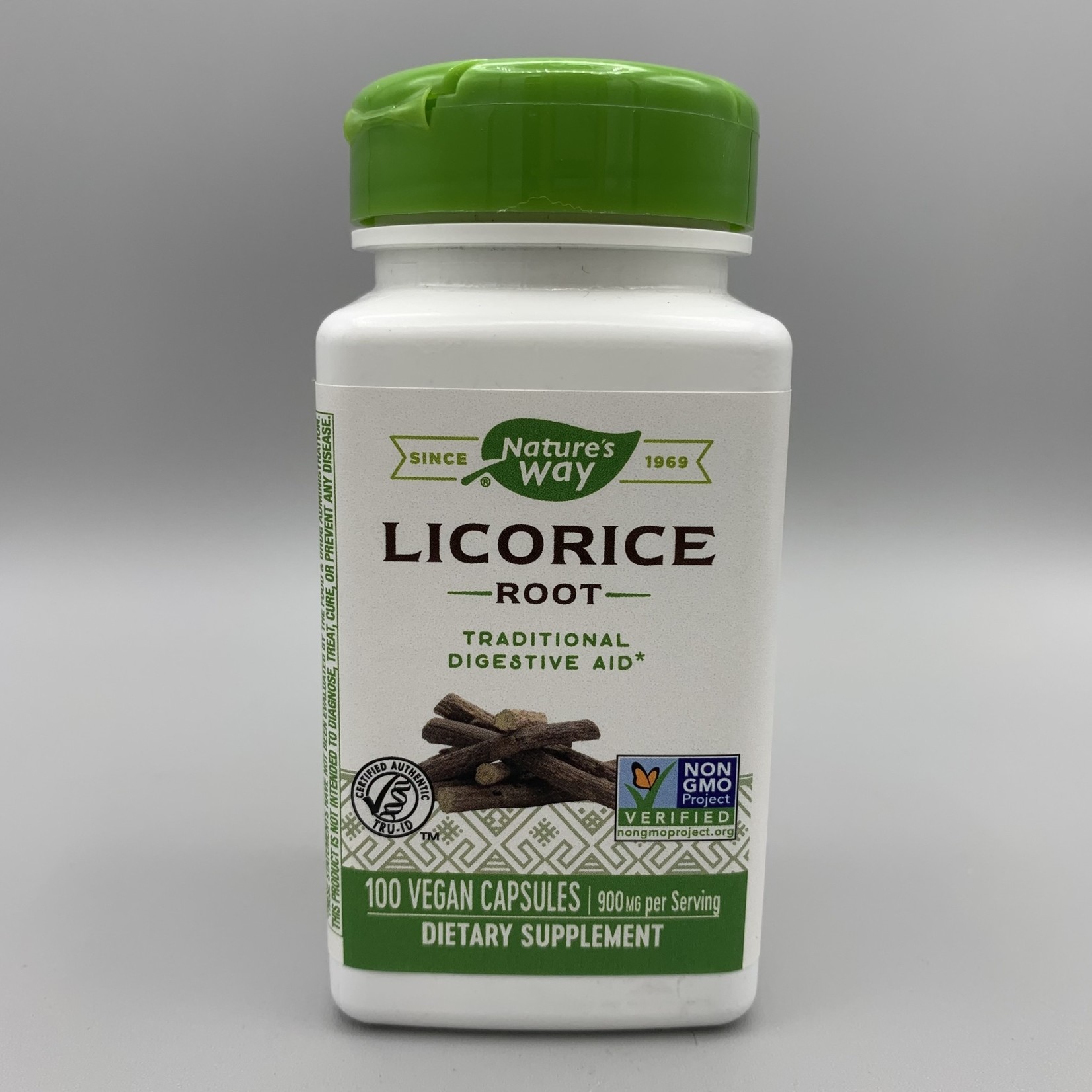 Nature's Way Licorice Root - 900 mg, 100 Veg. Capsules