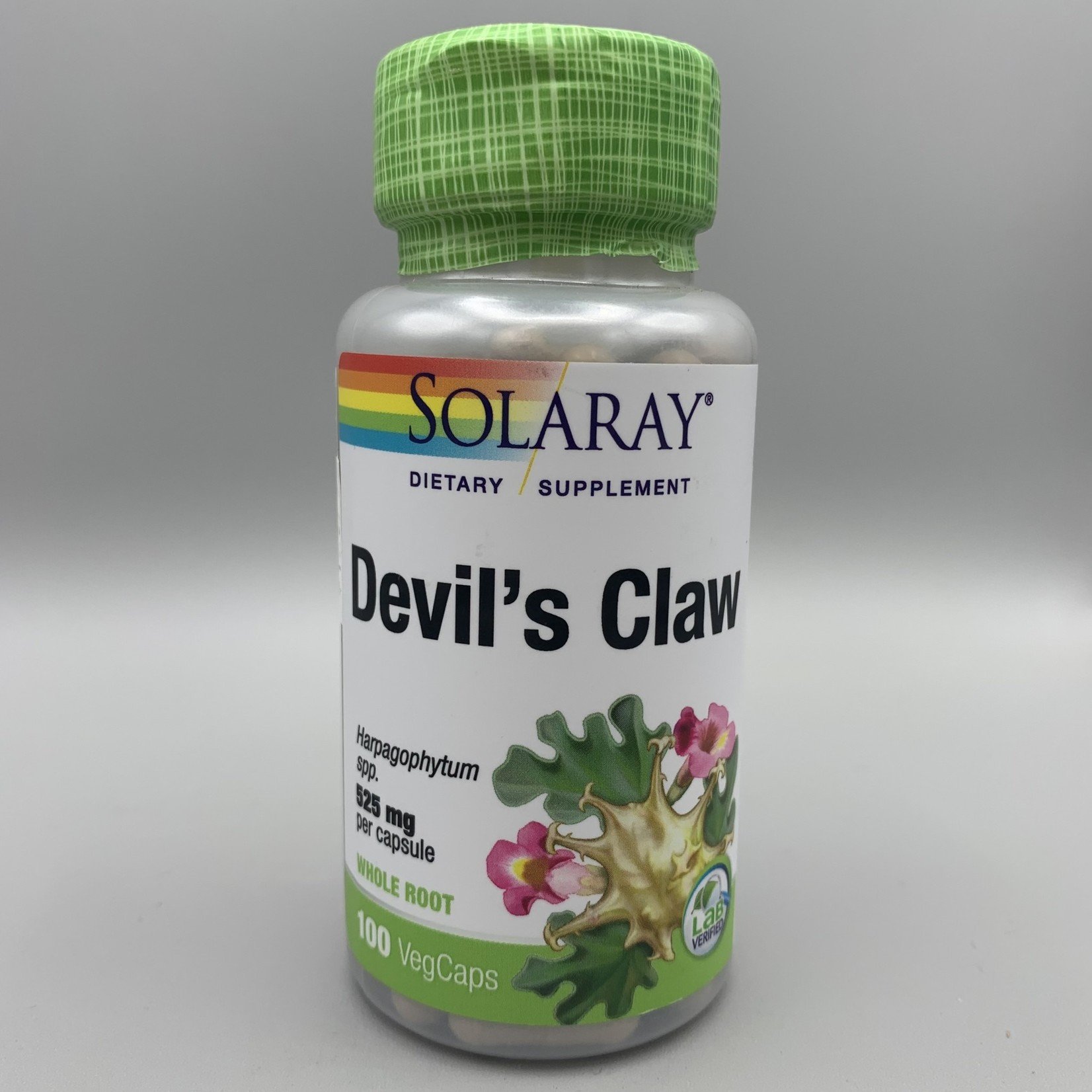 Solaray Solaray Devil's Claw (Whole Root) - 525 mg, 100 Veg. Capsules