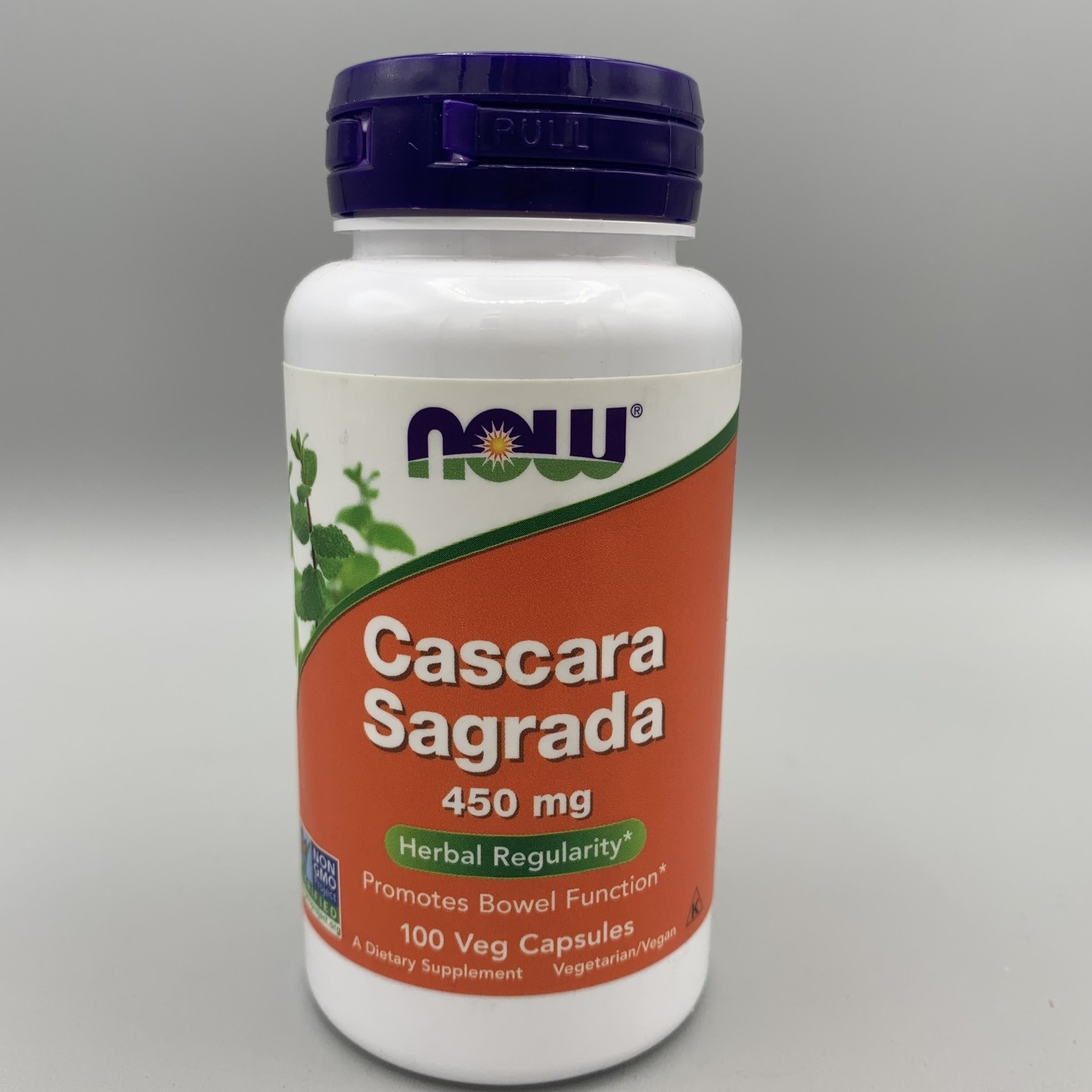NOW Cascara Sagrada - 450 mg, 100 Capsules