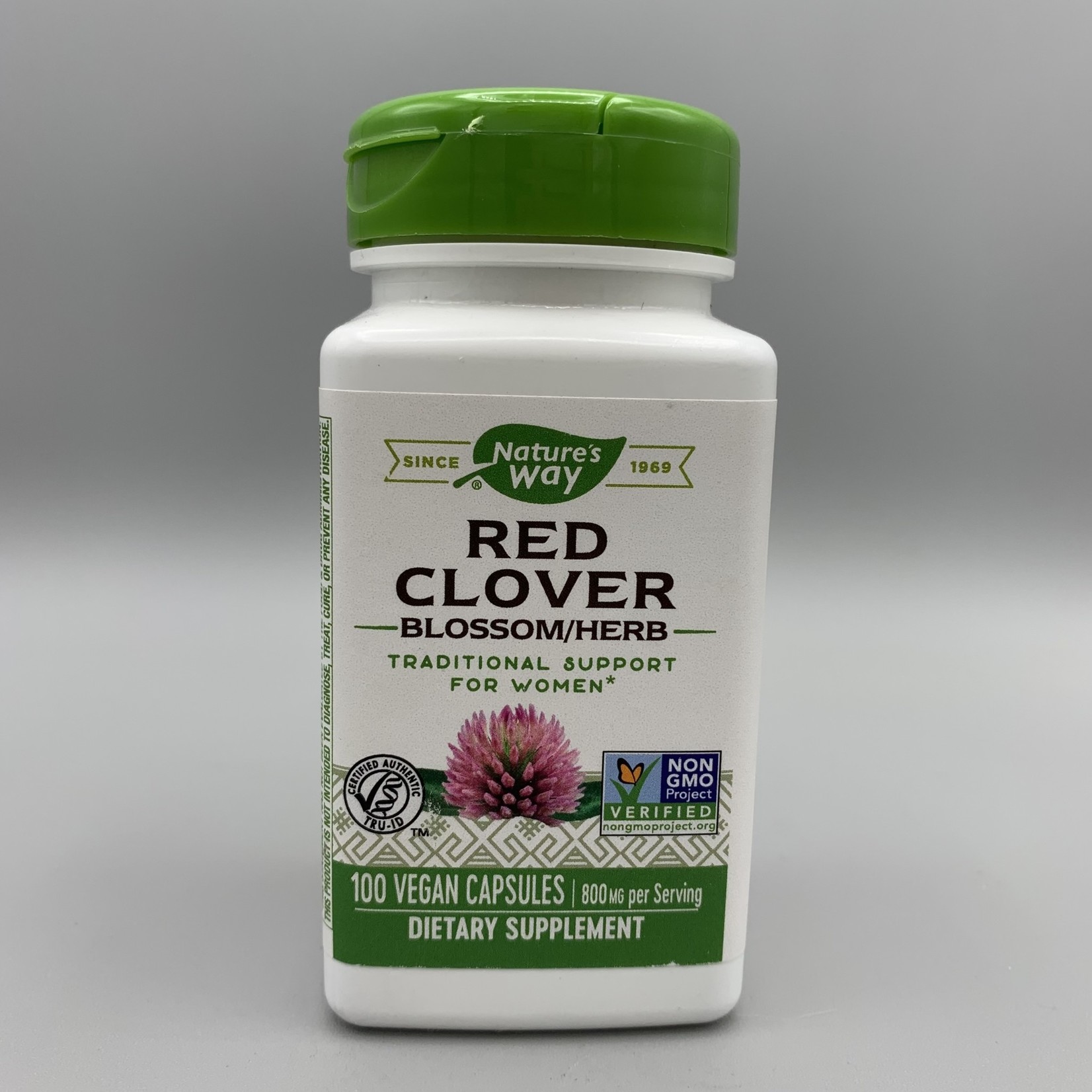 Nature's Way Red Clover (Blossom/Herb) - 800 mg, 100 Veg. Capsules