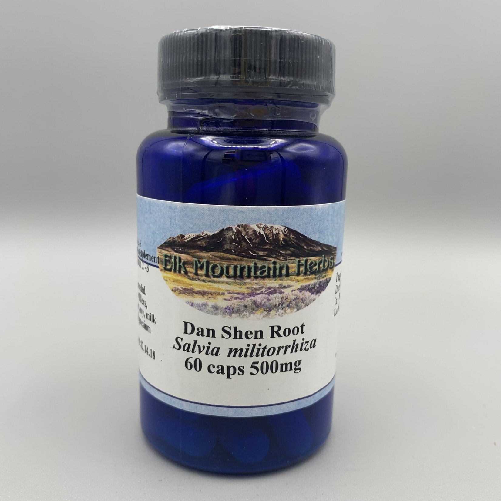 Elk Mountain Herbs EMH: Veg Capsules, Dan Shen Root (Salvia militorrhiza) - 500 mg, 60ct.