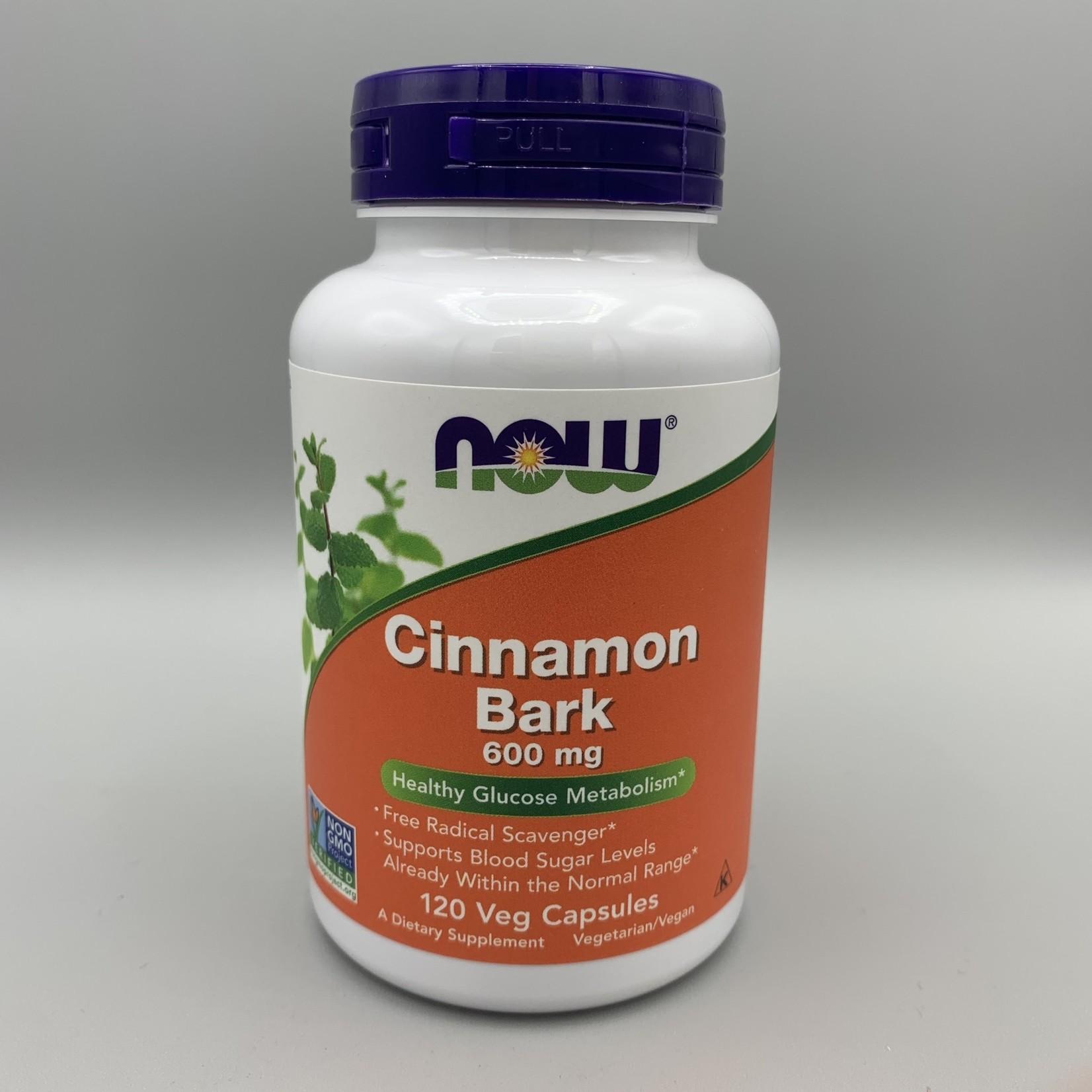 NOW NOW Cinnamon Bark - 600 mg, 120 Veg. Capsules