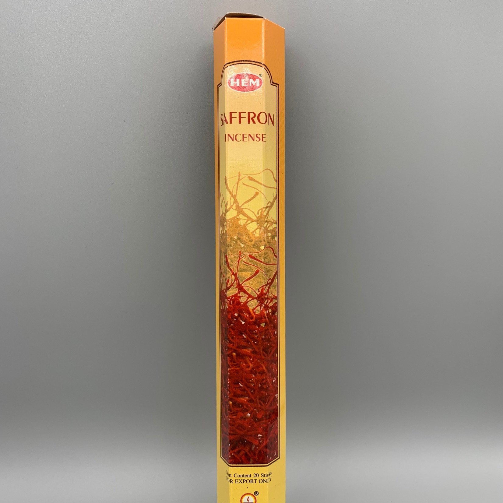 HEM Incense: Saffron, 20 Sticks