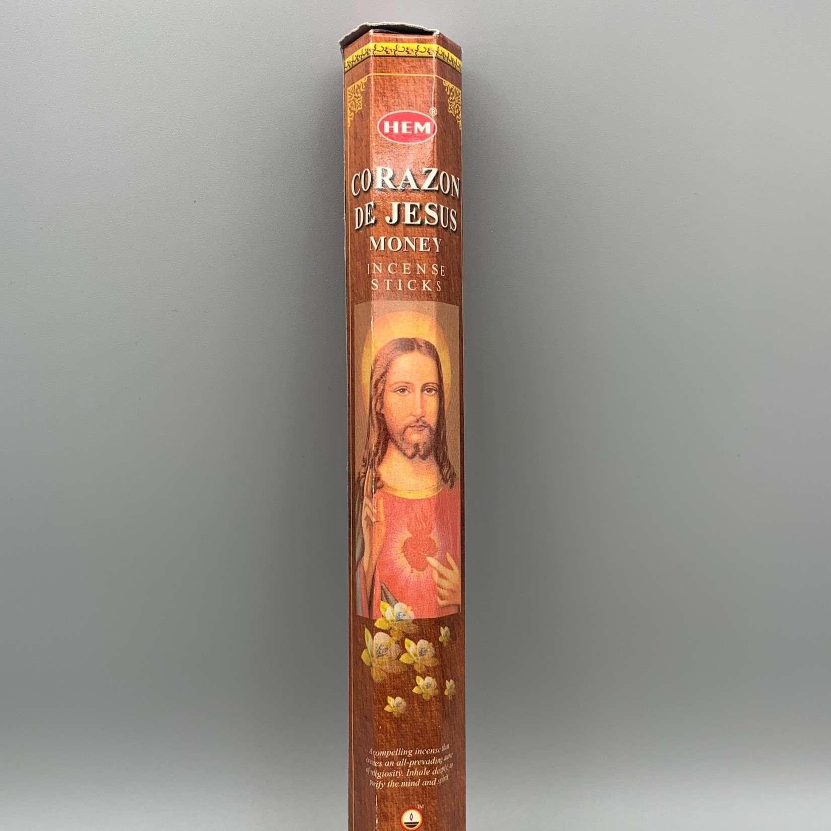HEM Incense: Corazon De Jesus (Money), 20 Sticks