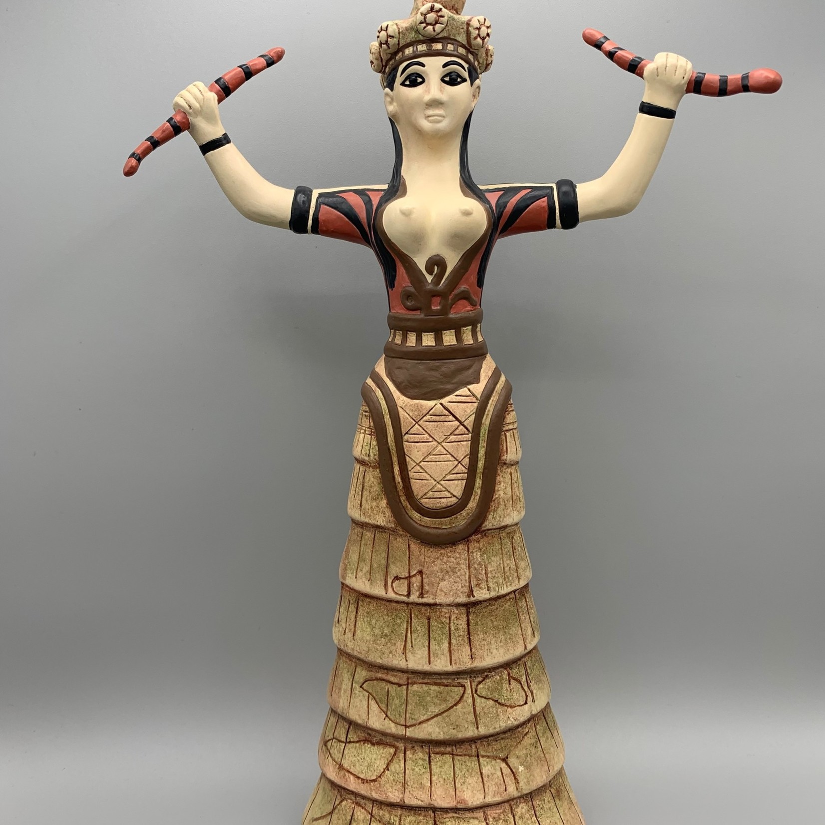 Minoan Snake Goddess Replica Statue