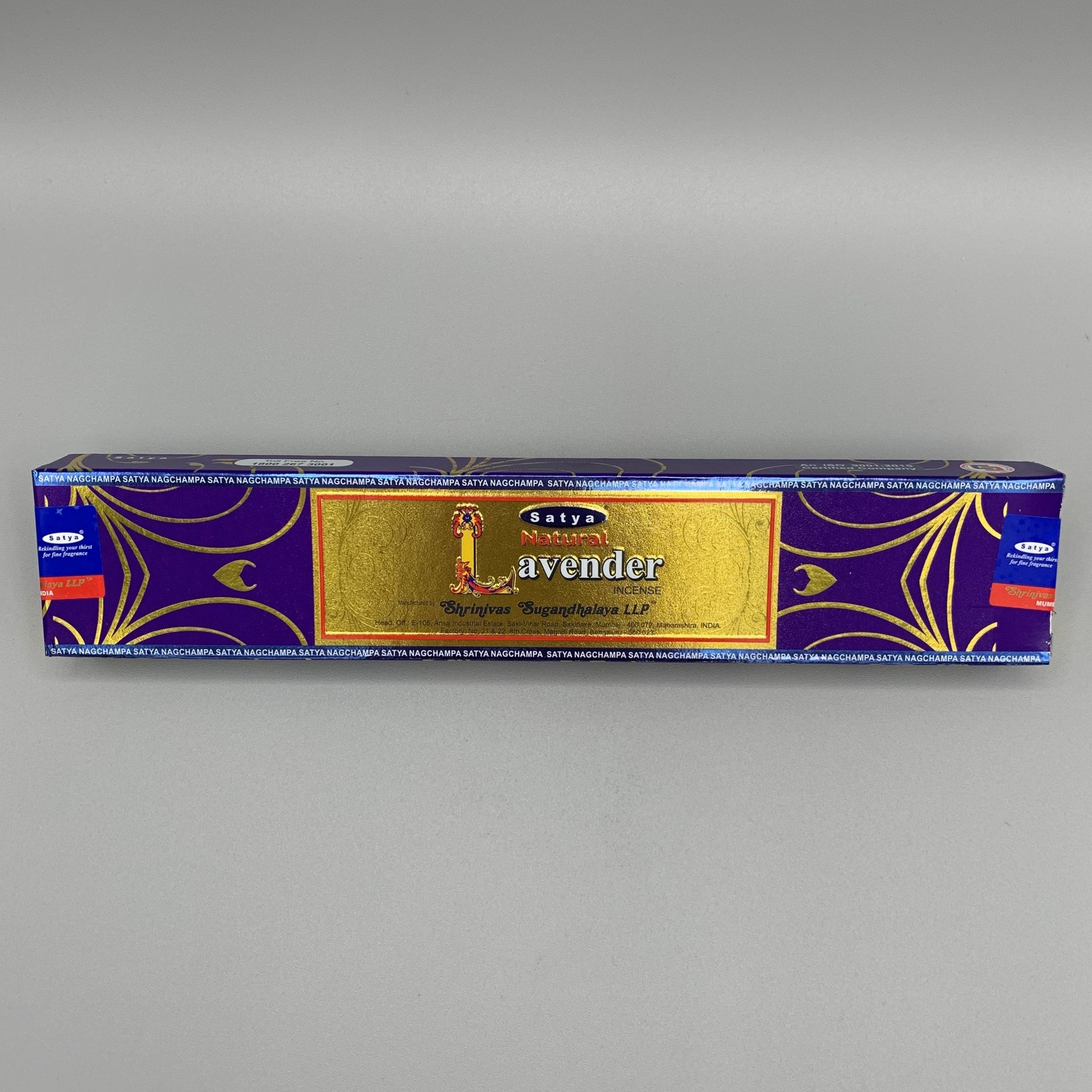 Satya Incense: Natural Lavender, 15 grams