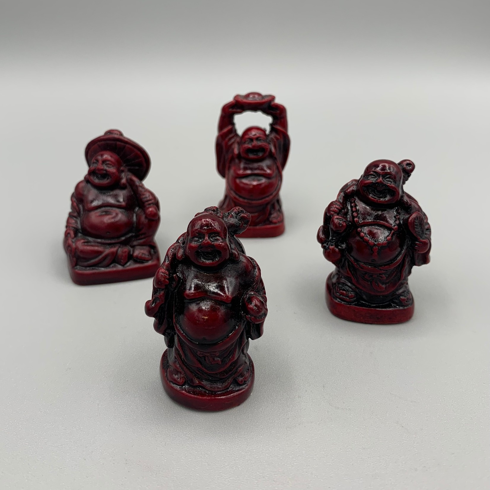 Red Mini Buddha Statues