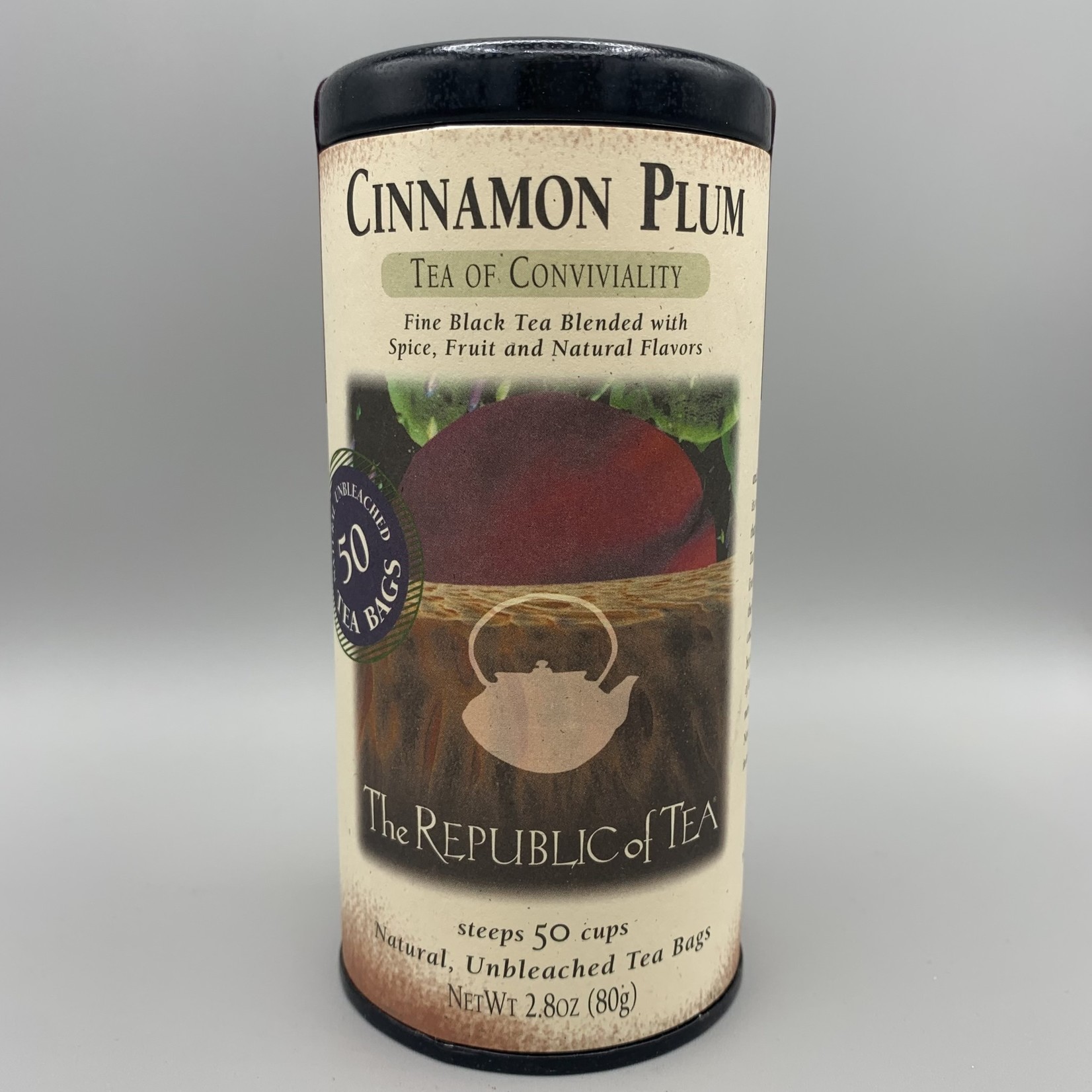 The Republic of Tea: Black Blend: Cinnamon Plum (50ct.)