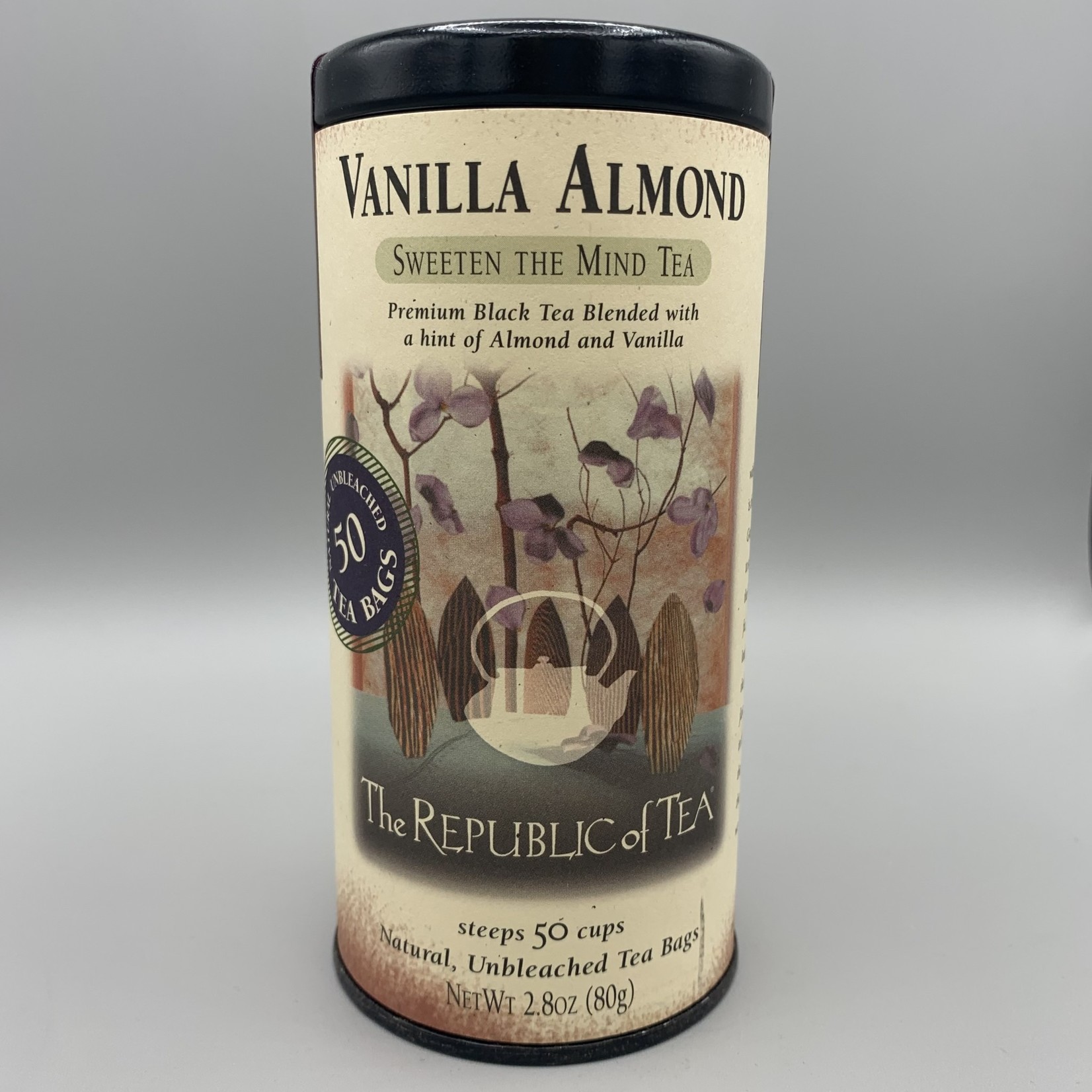 The Republic of Tea: Black Blend: Vanilla Almond (50ct.)