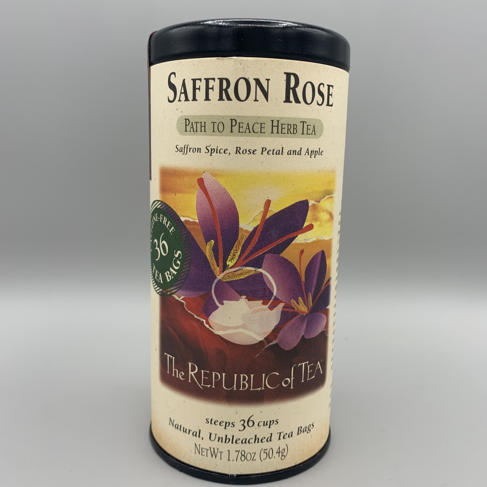 The Republic of Tea The Republic Of Tea Saffron Rose Herbal Spiced Tea (36 Bags)