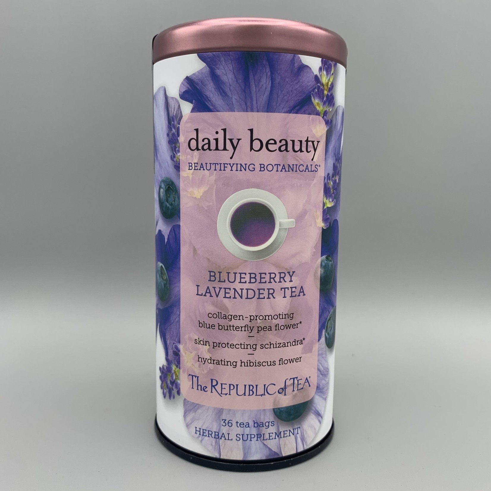 The Republic of Tea The Republic of Tea Daily Beauty Blueberry Lavender Herbal Tea (36 Bags)