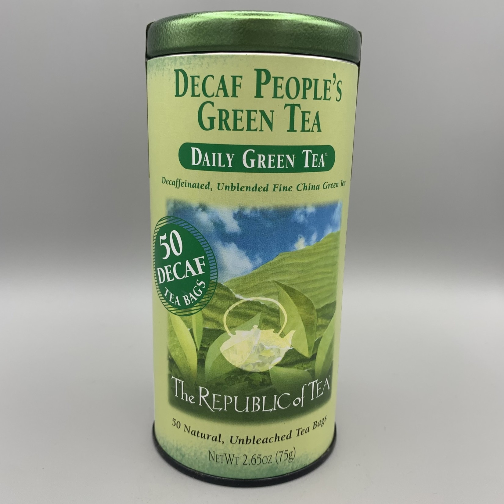 The Republic of Tea: Green Decaffeinated Blend: Peoples Green