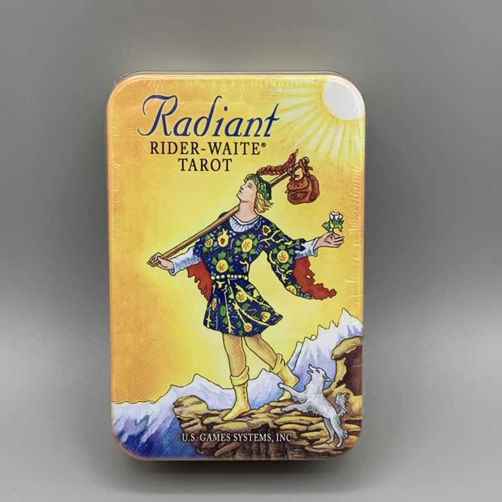 Tarot/Oracle Cards Tarot Cards: Radiant Rider-Waite Tarot in a Tin by Pamela Colman Smith & Arthur Edward Waite