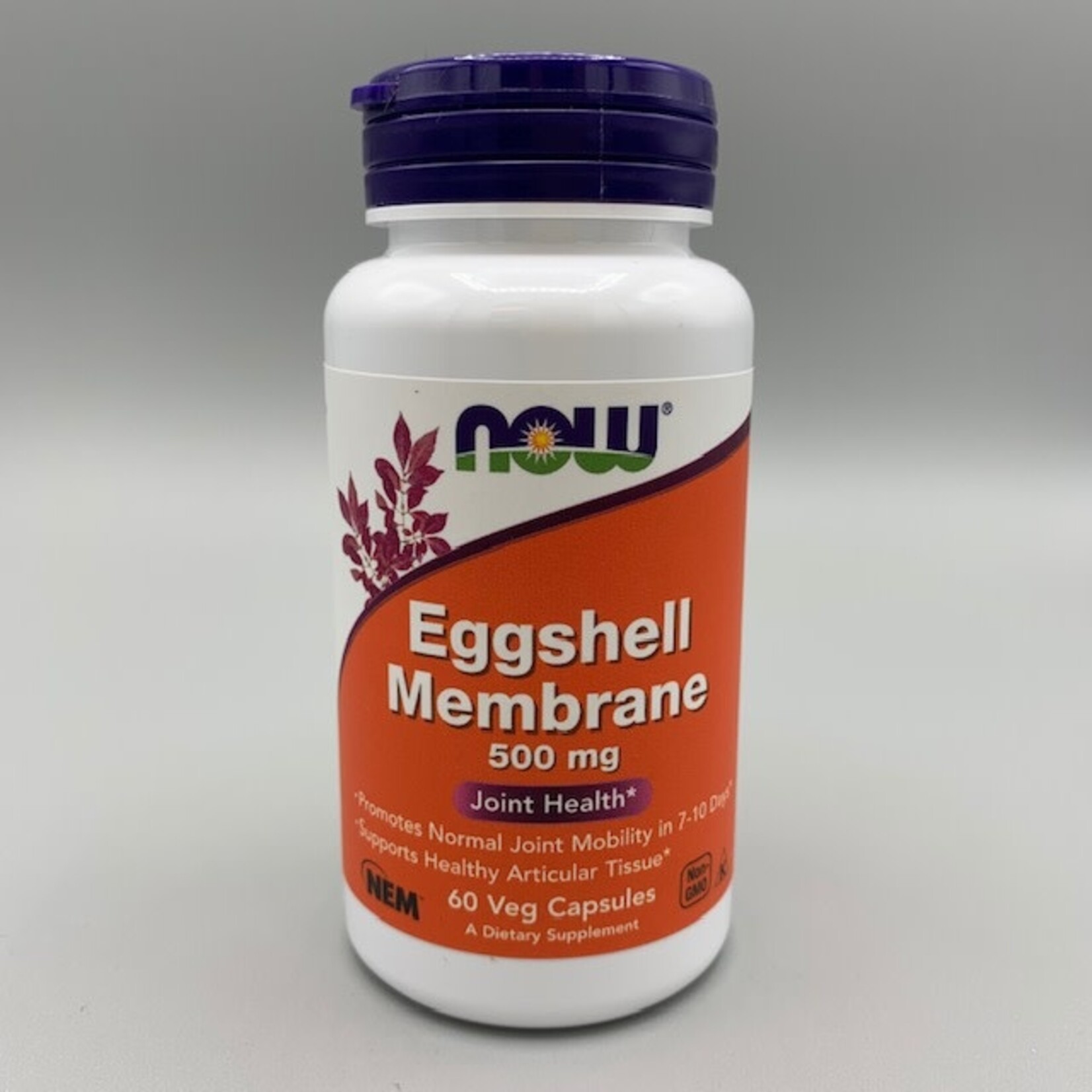 NOW Eggshell Membrane (Natural) - 500 mg, 60 Veg. Capsules