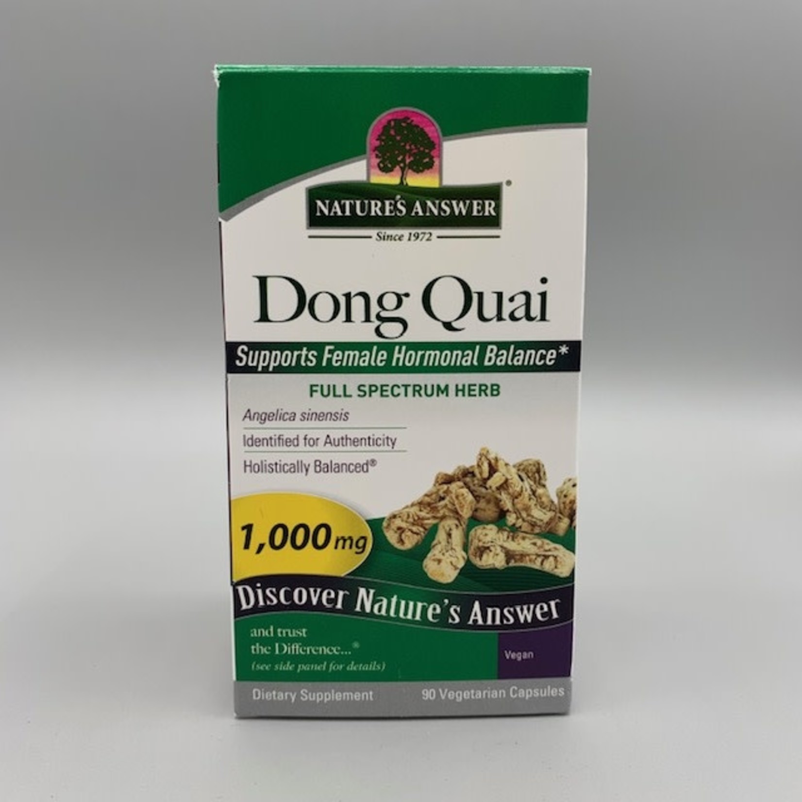 Nature's Answer Dong Quai Root - 1,000 mg, 90 Veg. Capsules