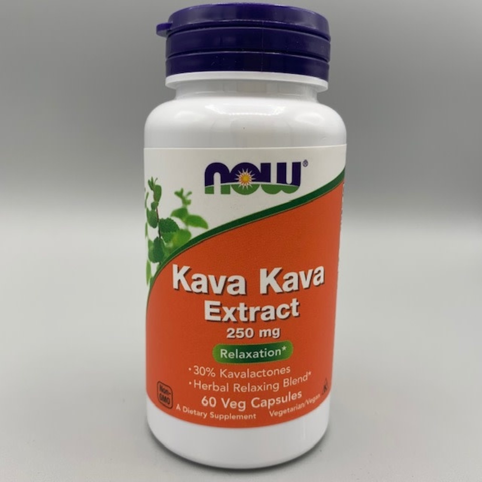 NOW NOW Kava Kava (30%) - 250 mg,  60 Capsules